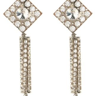 Silver Plastic Earrings