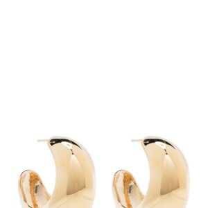 Gold Brass Earrings