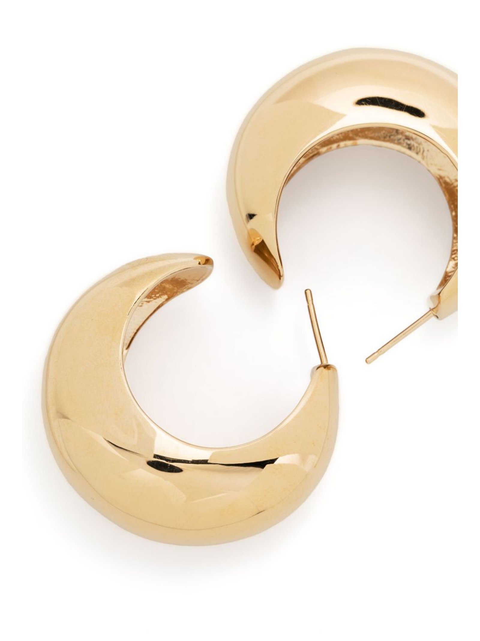 Gold Brass Earrings - Image 2