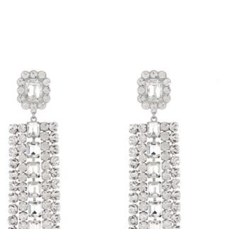 Silver Cotton Earrings