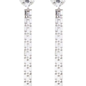Silver Glass Earrings