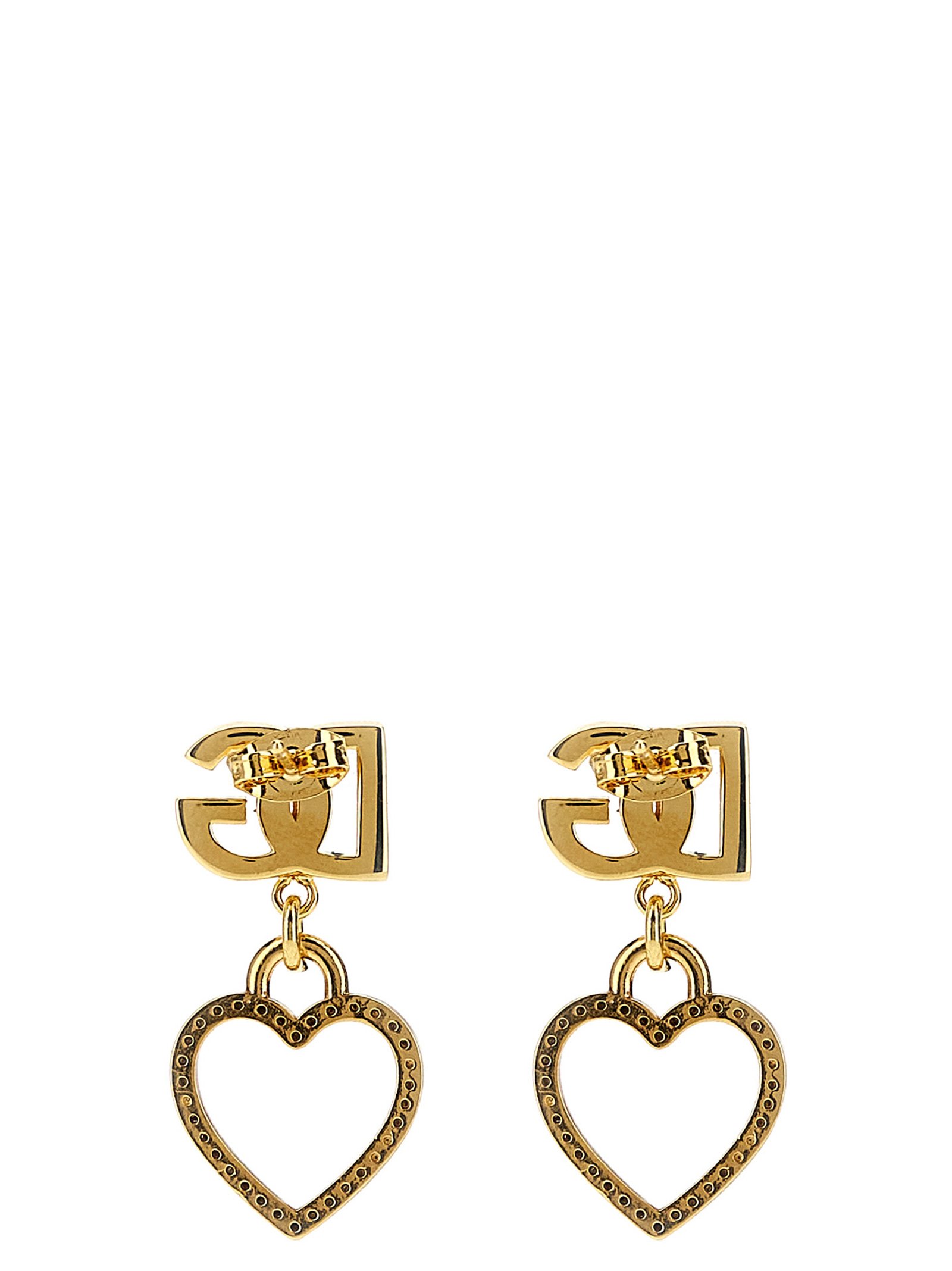 Gold Brass Earrings - Image 2