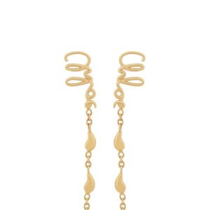 Gold Brass Earrings
