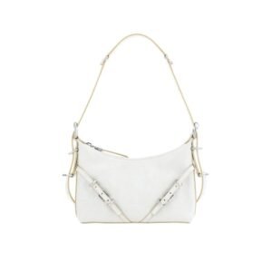 White Leather Shoulder Bag
