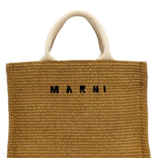 Beige Cotton Tote Bag