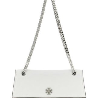White Lamb Leather Shoulder Bag
