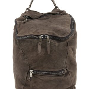 Brown Lamb Leather Backpack