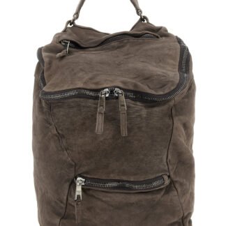 Brown Lamb Leather Backpack