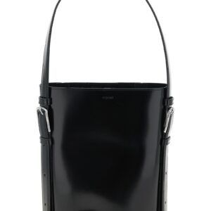 Black Cowhide Shoulder Bag