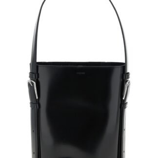 Black Cowhide Shoulder Bag