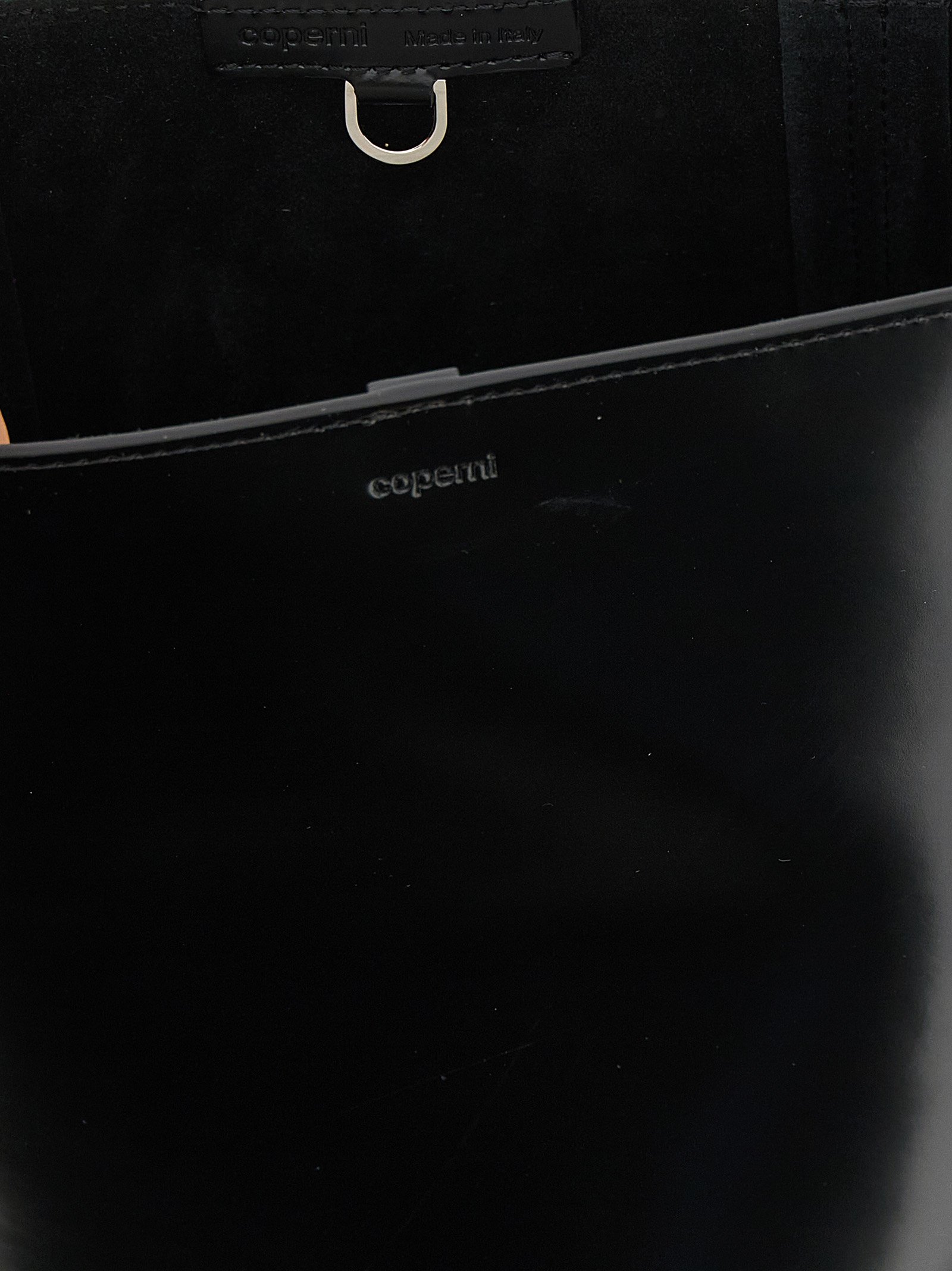 Black Cowhide Shoulder Bag - Image 4