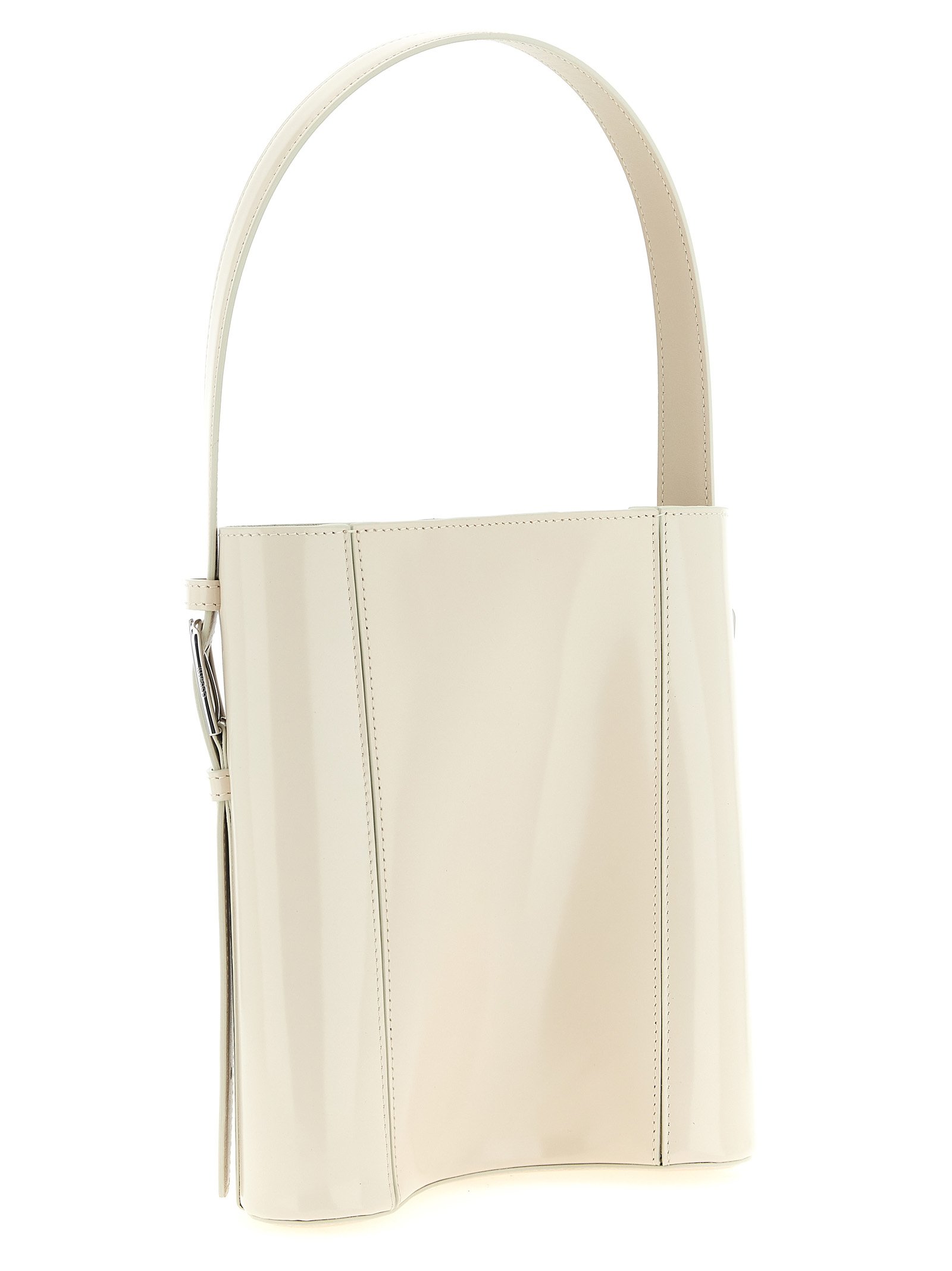 Beige Cowhide Shoulder Bag - Image 2