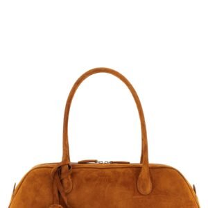 Brown Calfskin Shoulder Bag