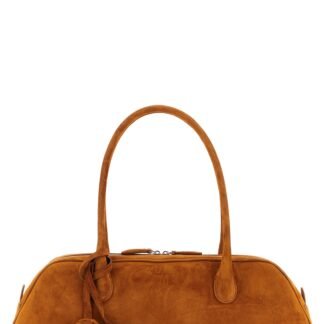 Brown Calfskin Shoulder Bag
