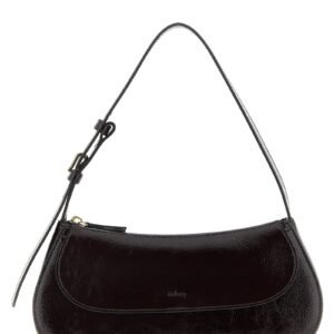 Purple Calfskin Shoulder Bag