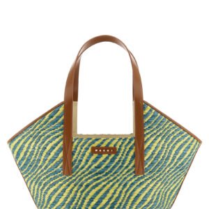 Bicolor Polyamide Tote Bag