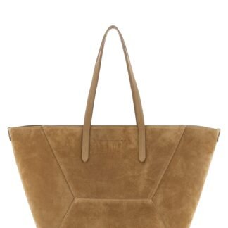 Brown Calfskin Shoulder Bag