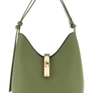 Bicolor Calfskin Shoulder Bag