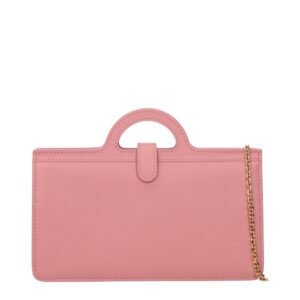 Pink Leather Crossbody Bag