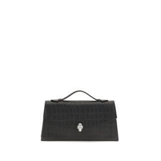 Black Calf Leather Bos Taurus Handbag