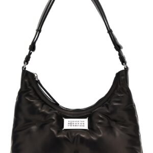 Black Lamb Leather Shoulder Bag