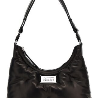Black Lamb Leather Shoulder Bag