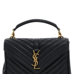 Black Calfskin Crossbody Bag