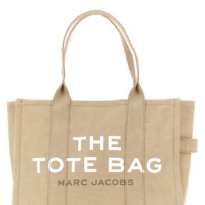 Beige Cotton Tote Bag