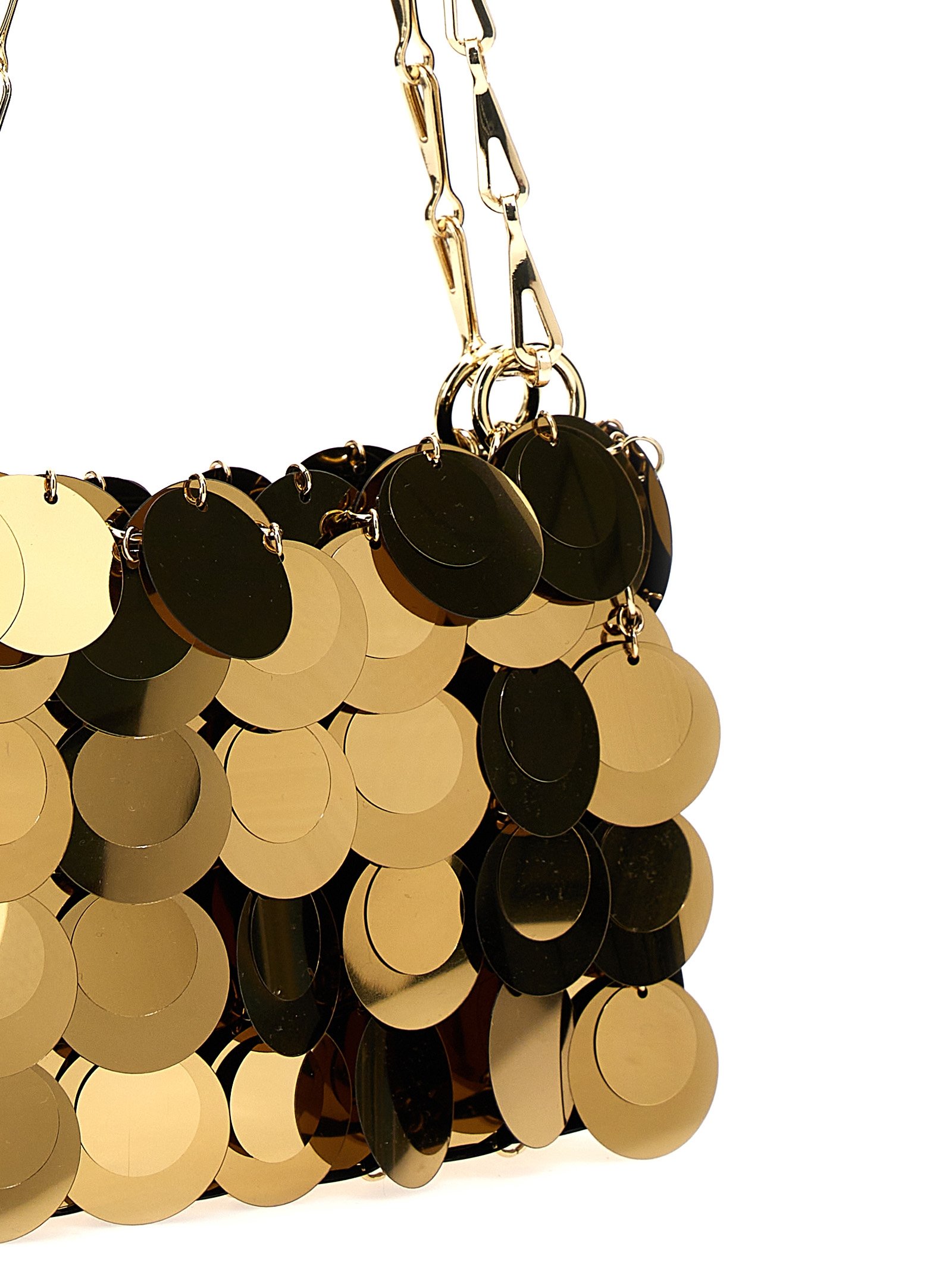 Gold Polyester Handbag - Image 3
