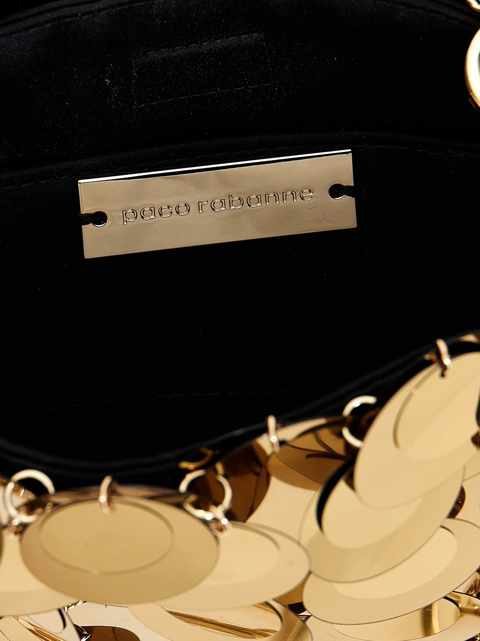 Gold Polyester Handbag - Image 4