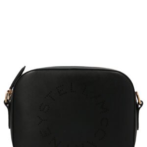 Black Polyethylene Crossbody Bag
