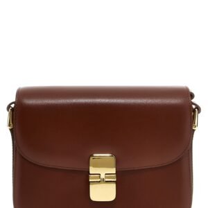 Brown Cowhide Crossbody Bag