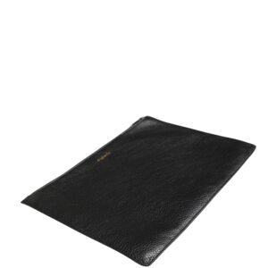 Black #DGFamily Embellished Leather Clutch Borse Bag