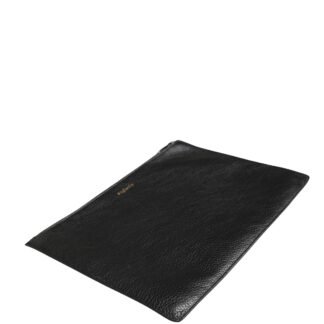 Black #DGFamily Embellished Leather Clutch Borse Bag