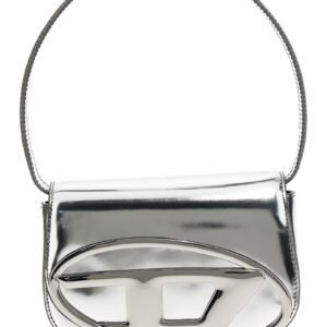Silver Cowhide Shoulder Bag
