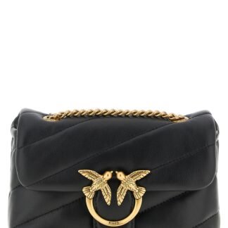 Black Lamb Leather Crossbody Bag