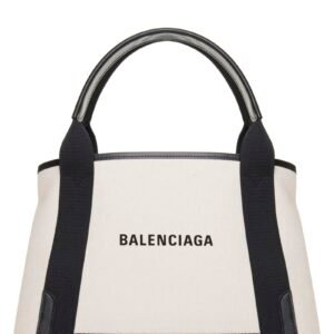 Bicolor Canvas Tote Bag