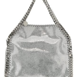 Silver Polyester Handbag