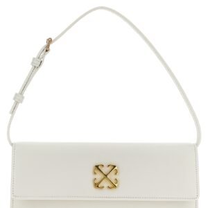 White Calfskin Shoulder Bag