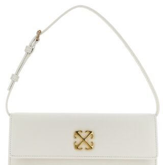White Calfskin Shoulder Bag