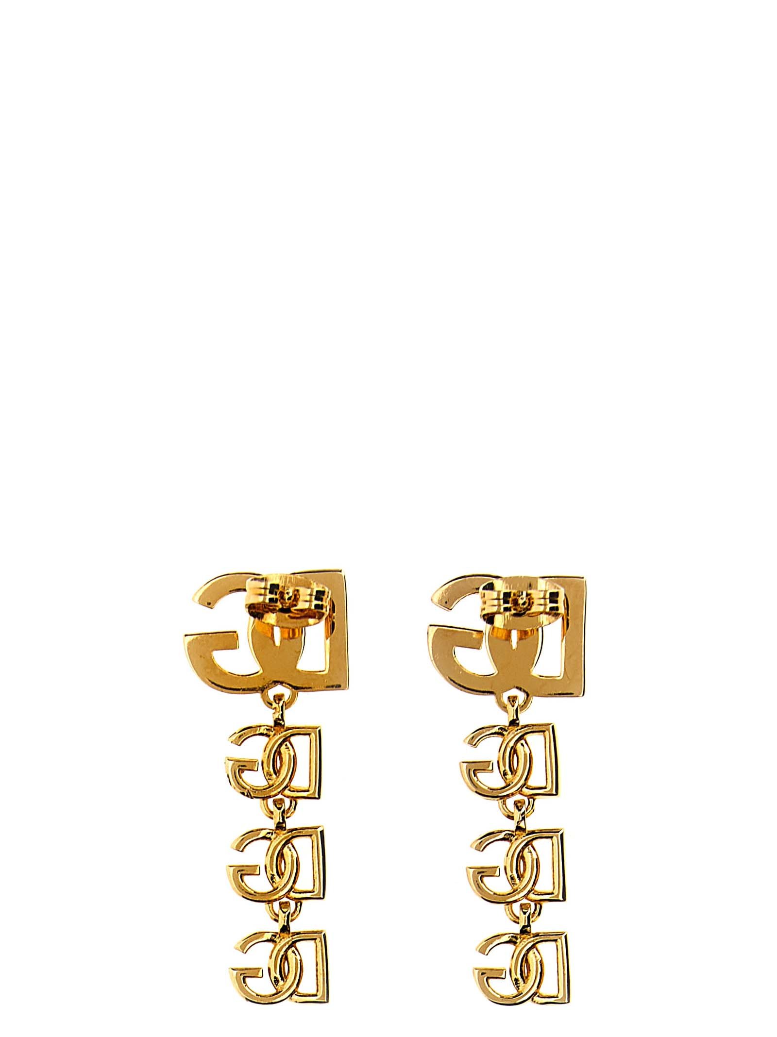 Gold Brass Earrings - Image 2