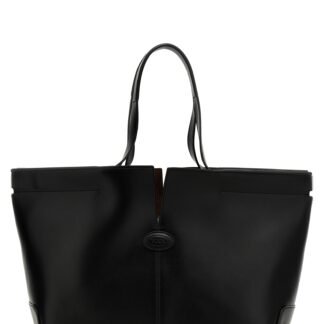 Black Calfskin Tote Bag