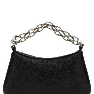 Black Lamb Leather Handbag