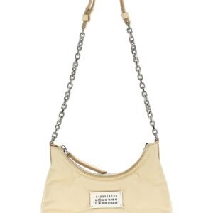 White Lamb Leather Shoulder Bag