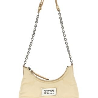 White Lamb Leather Shoulder Bag