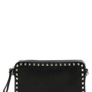 Black Calfskin Crossbody Bag