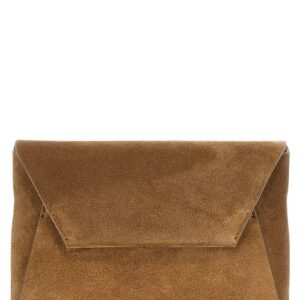 Brown Calfskin Clutch Bag