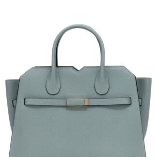 Gray Calfskin Handbag