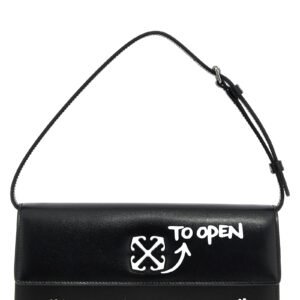 Bicolor Calfskin Shoulder Bag