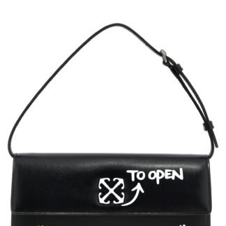 Bicolor Calfskin Shoulder Bag